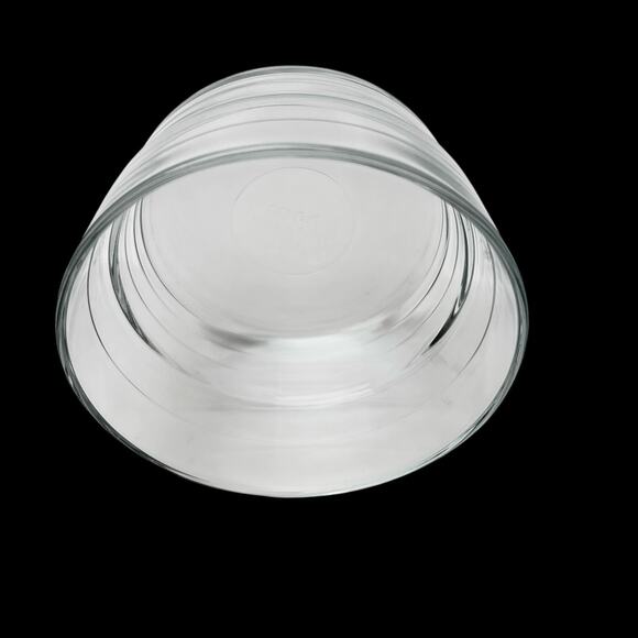 Ikea Clear Glass Bowls Set 5 Svepa Etched Rings Stackable Made in Turkey 12144 - Picture 4 of 16